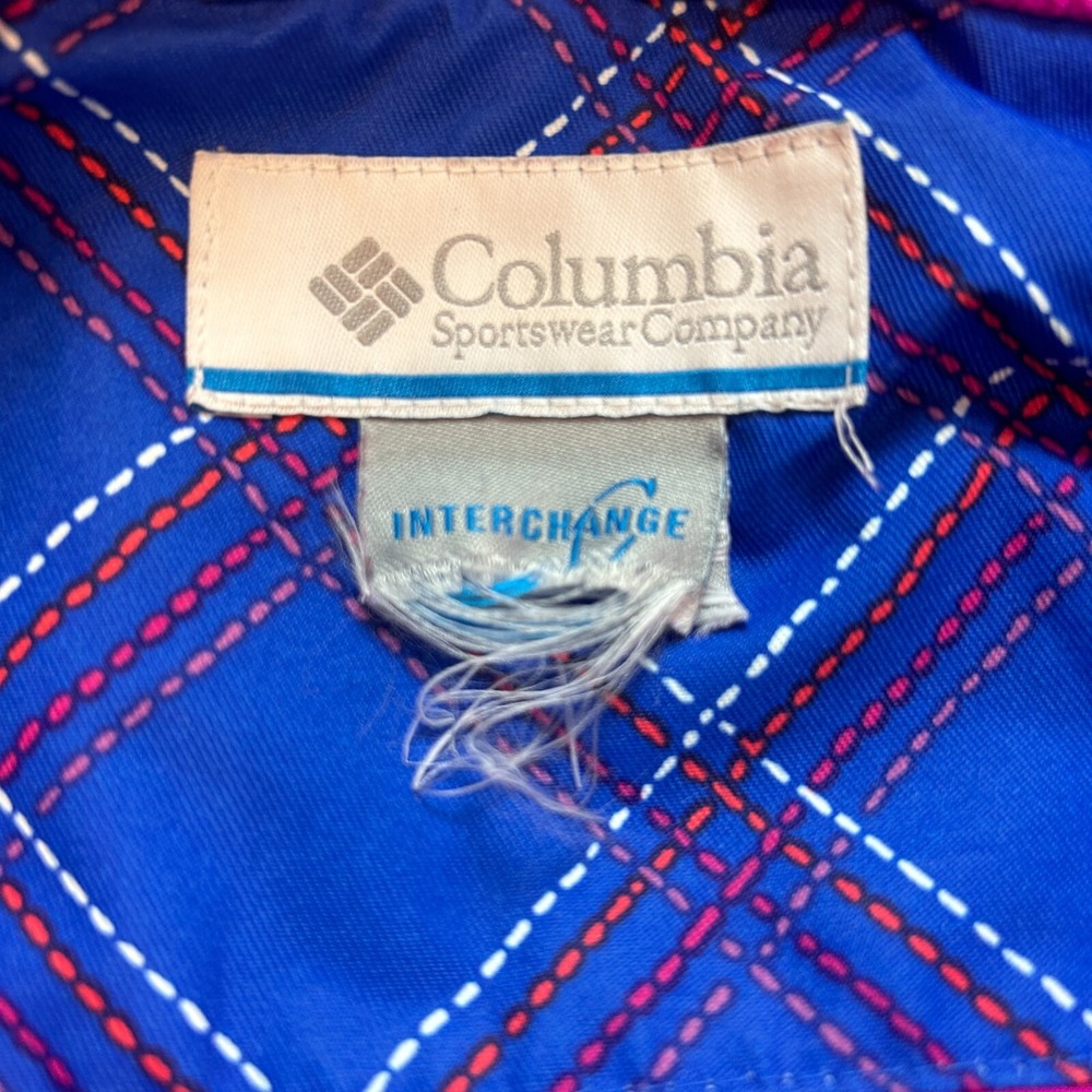 Columbia Jacket‎ Blue Omni-Tech Interchange Full Zip Hooded Youth Girls Size XL - Picture 10 of 11